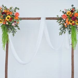 Greenery Arch Wedding Flower Arrangement Ceremony Swag