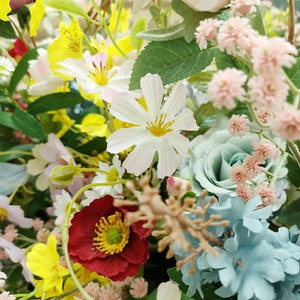 Wildblumen Tischgirlande Künstliche Blumen Tischläufer für Hochzeit Mittelstück Bild 9