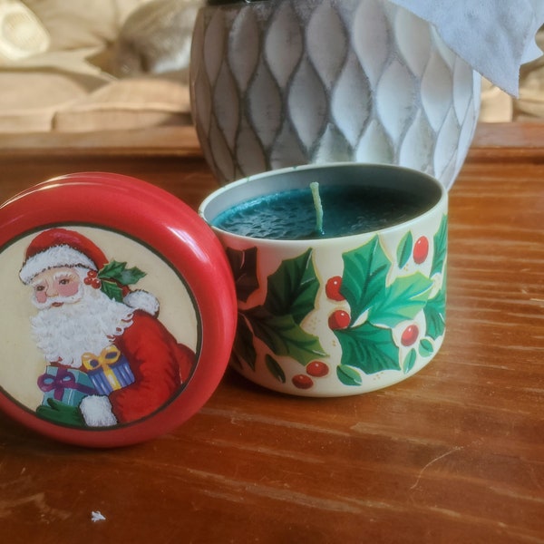 Vintage Avon Tin Holiday Candle