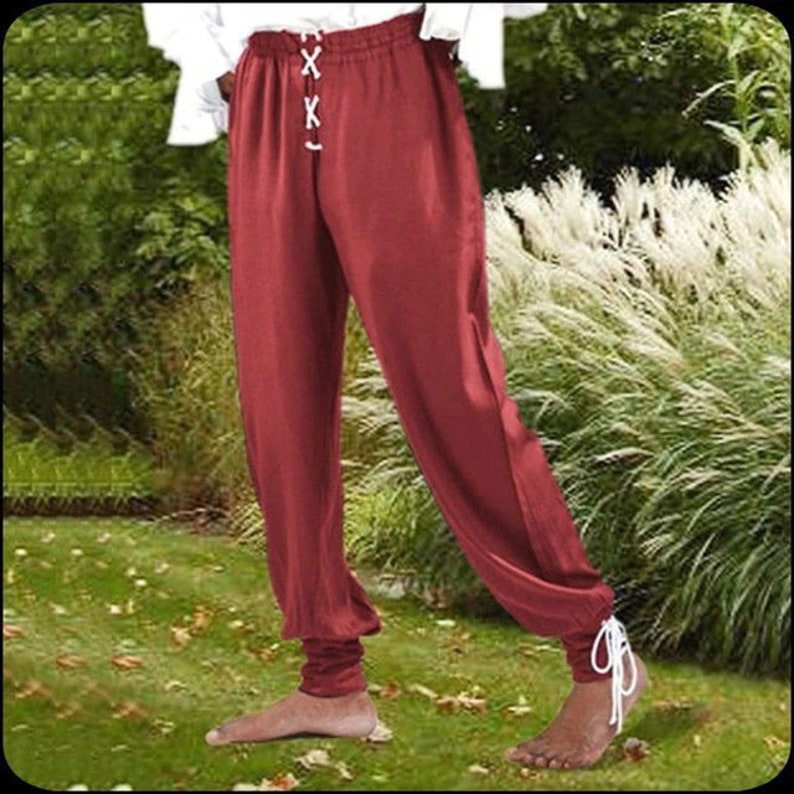 Medieval Renaissance Viking Pants Ren Faire Pirate Cosplay Etsy