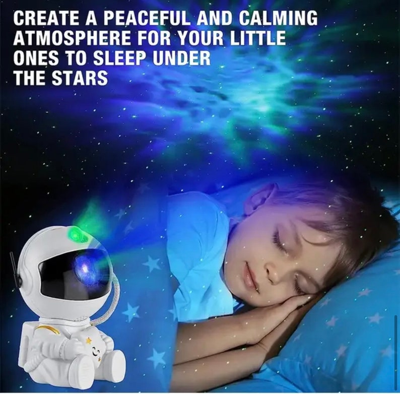 Astronaut Galaxy Projector, Star Projector, Galaxy Night Lights, game room lights, lights for bedroom, gaming room lights, astronaut image 5