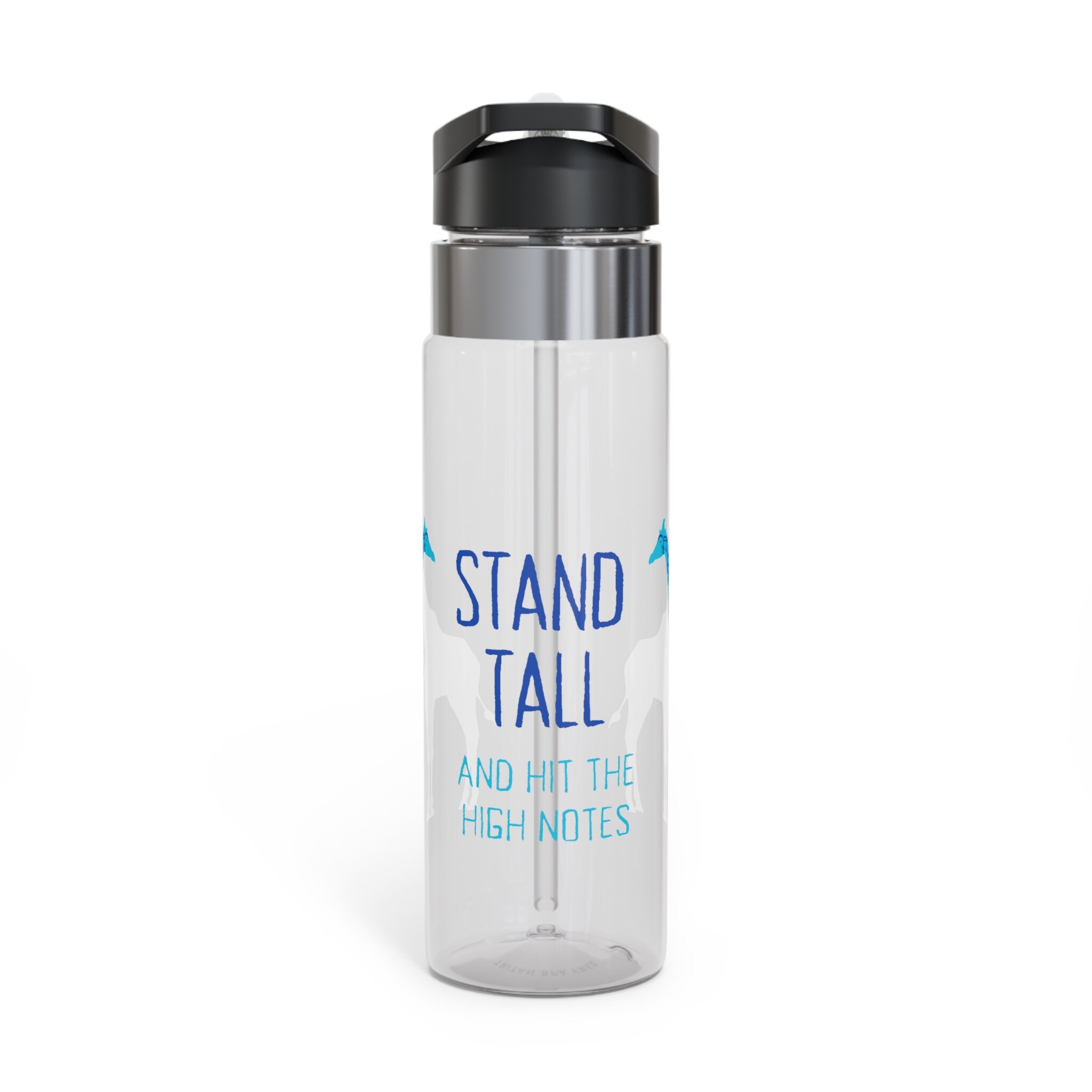 Stand Tall Music Giraffe Sport Water Bottle, 20oz 