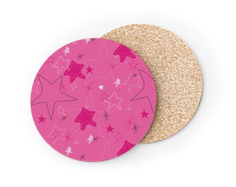 Starry Pink Coaster