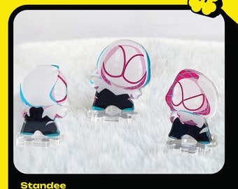 3cm Mini-Spidee Acrylic Standee Across The Spider Verse – Gwen Stacy