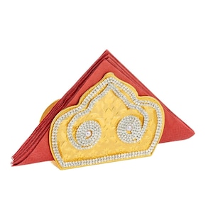 Portatovaglioli Pietre Desiderio Oro