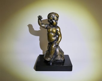Bronze cherub