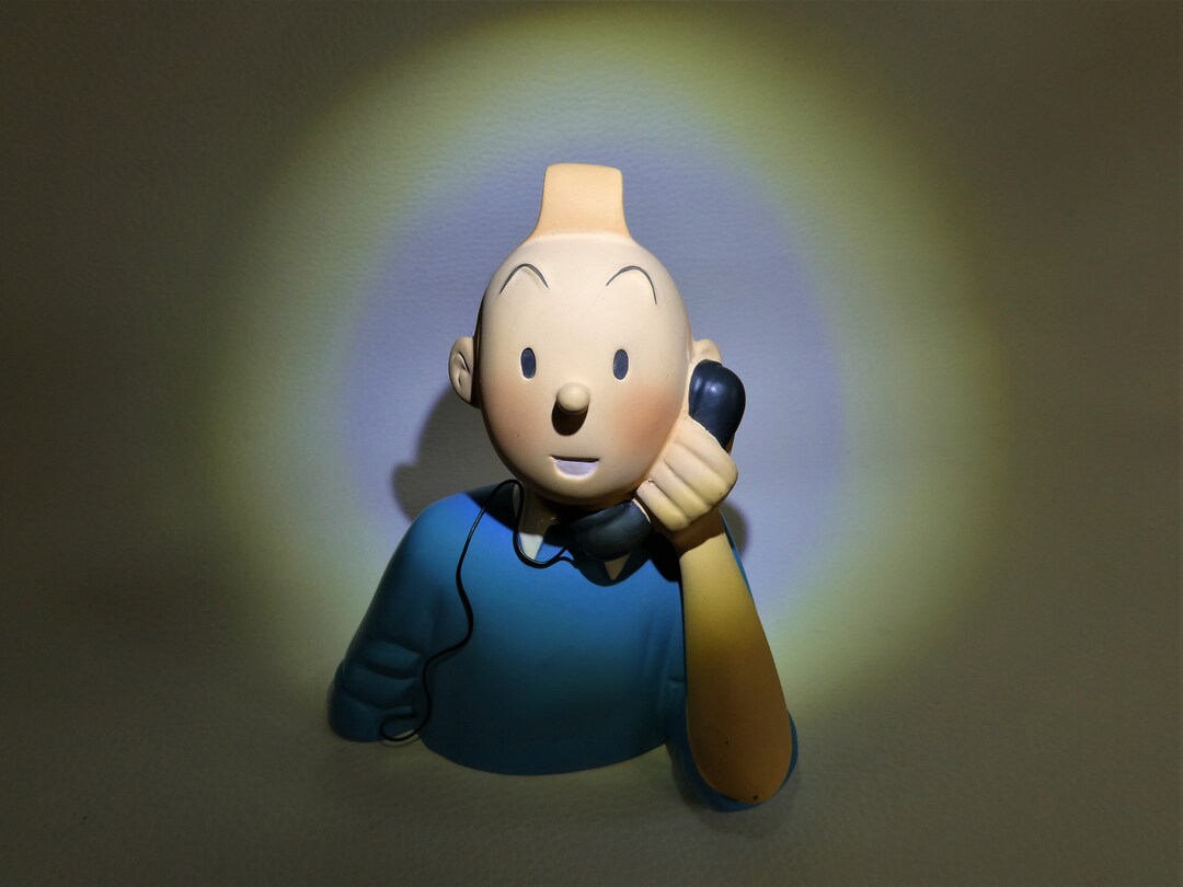 Buste Tintin Penseur - Plâtre Renforcé - Collection Héros BD - Hergé - France