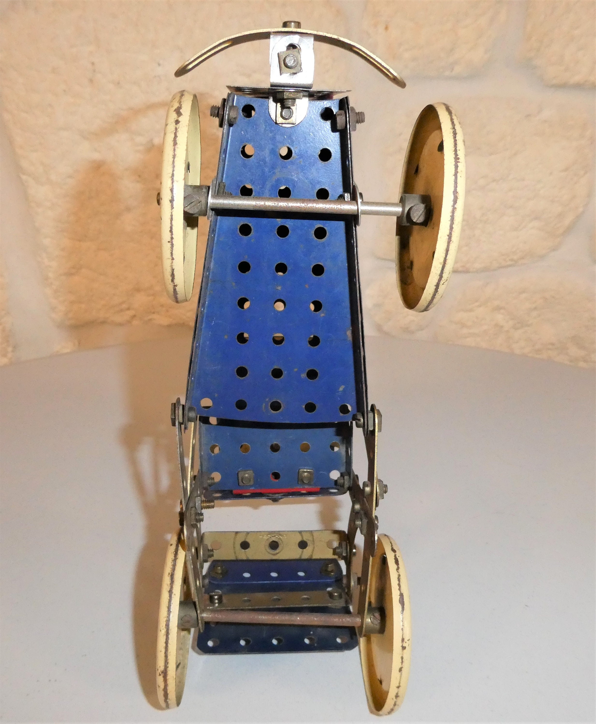 Meccano Série Bleu Et Rouge – Jeu De Construction Métal Vintage – Modèle 030304