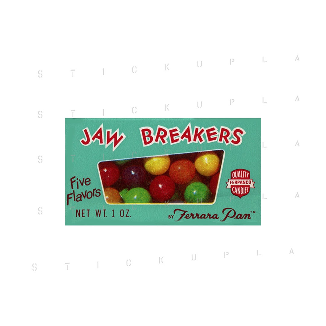 Jaw Breakers Candy Vintage Sticker Etsy