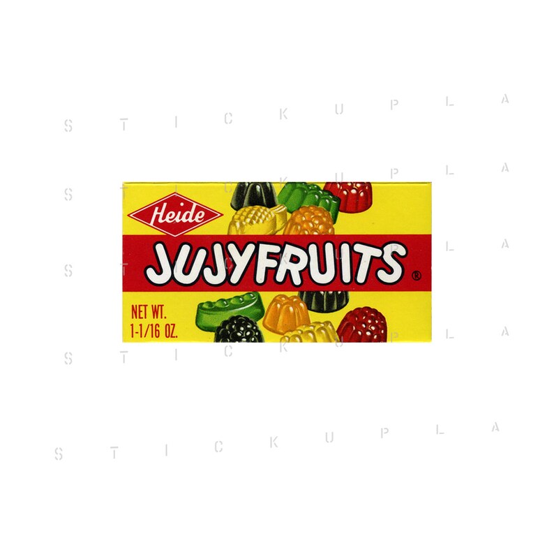 Jujy Fruits Candy Vintage Sticker Etsy