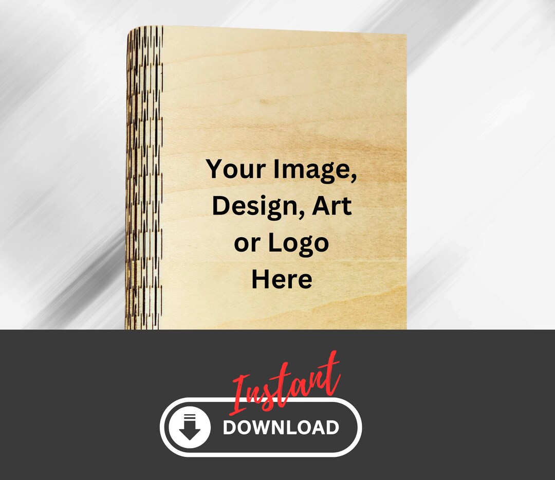 Laser Cut Book Cover Svg Template Glowforge Book Cover Laser Dxf