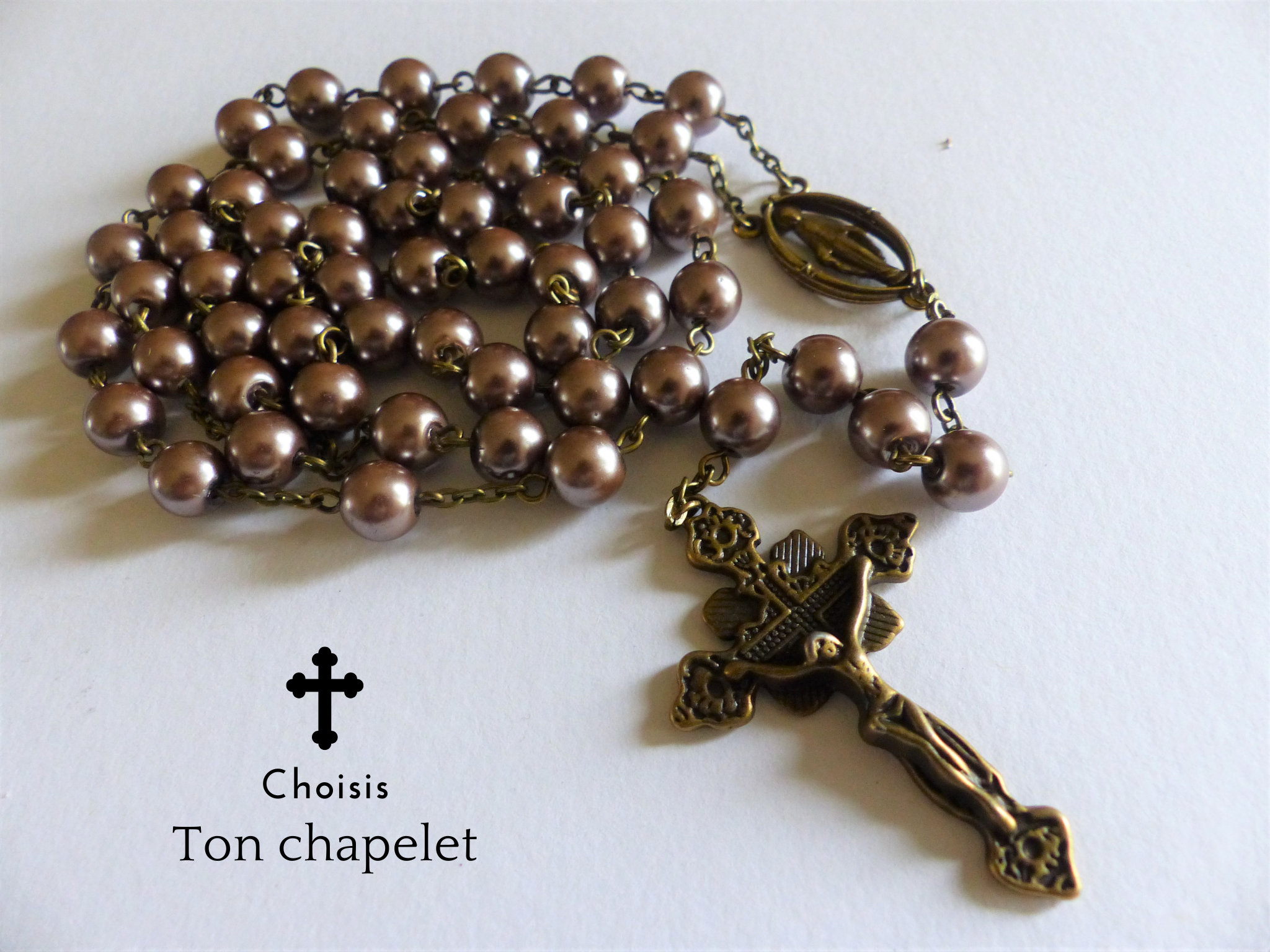 フランス製ガラスロザリオ - Etsy 日本