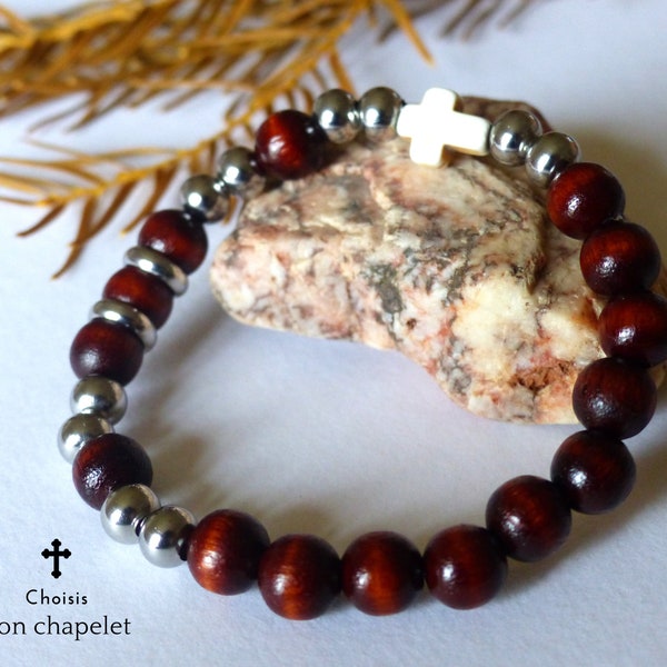 Kreuzarmband – katholisches Armband – Unisex-Armband – Zehn-Jahres-Armband – religiöse Geschenke