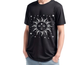 Sun - Black & White T Shirts | Cool Graphic Top | Unisex High Quality Fit Tee