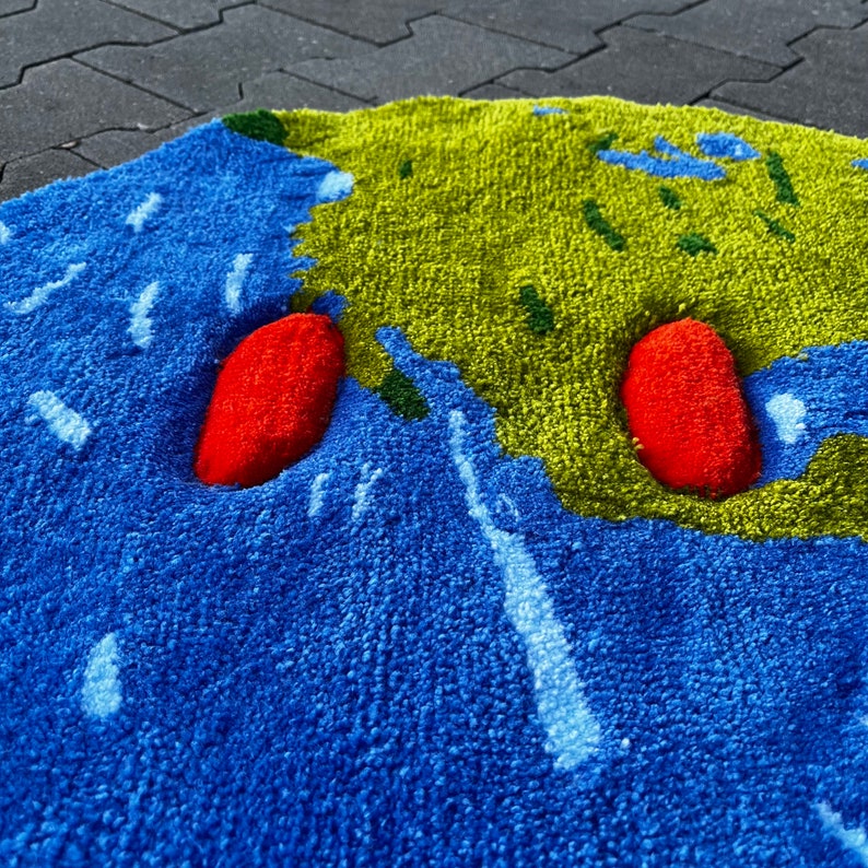 Travis Scott Astroworld Smiley Rug - Etsy