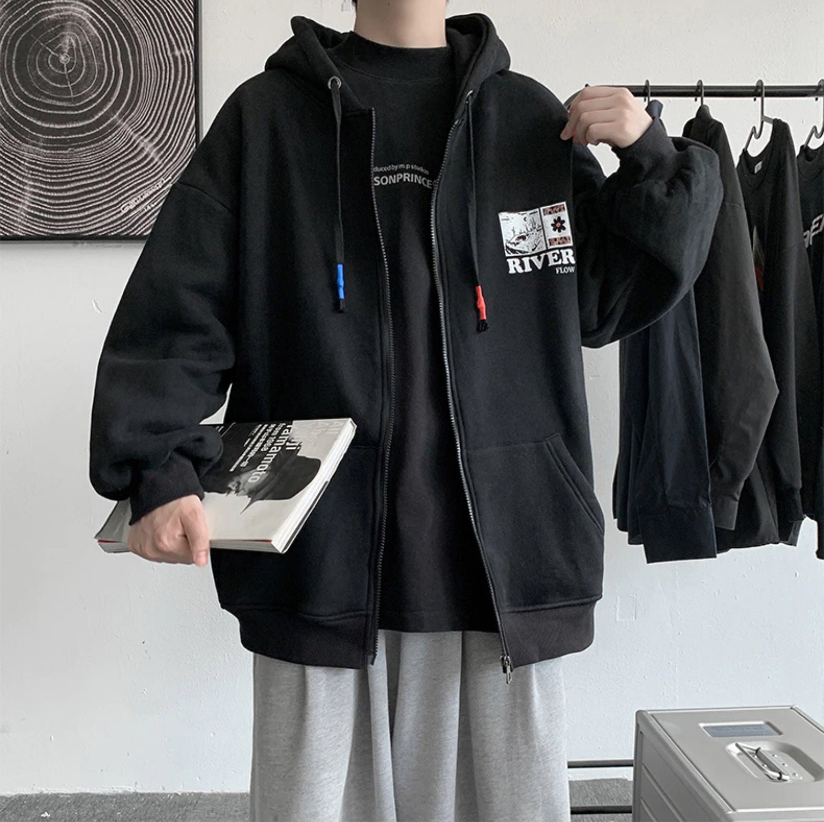 【harusyu】 Samurai Long Sleeve Sun Protection Hoodie | Newport
