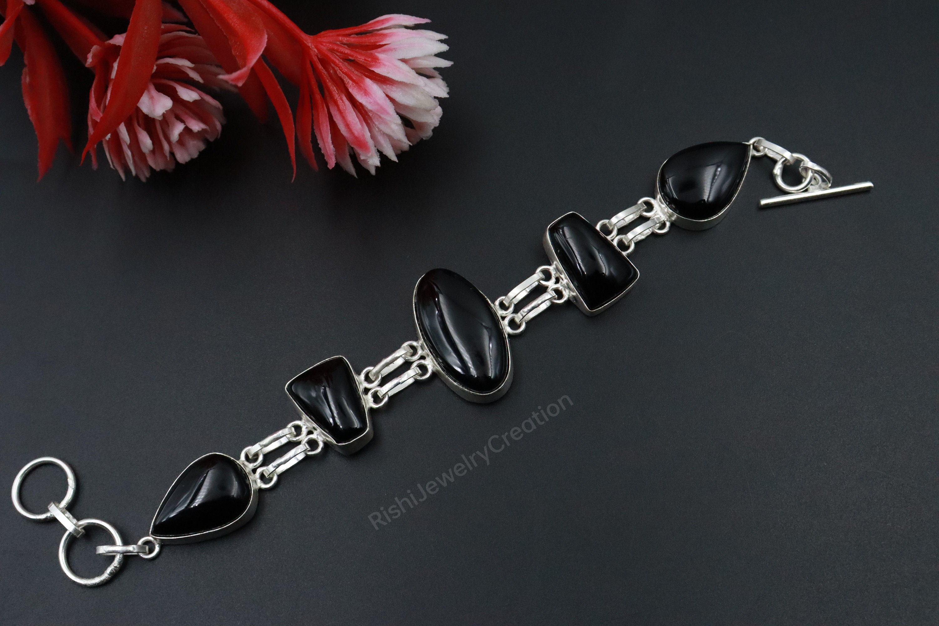 Forbidden Bracelet - Gold + Black Onyx