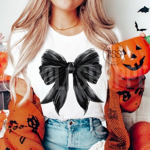 Halloween Png,Coquette Halloween,Goth girly,Spooky season png,Bow png,Aesthetic png,Skeleton png sublimation Digital download shirt clipart