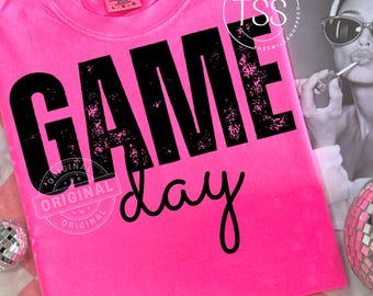 Preppy Football Mama PNG: Game Day Shirt Design (Digital Download)