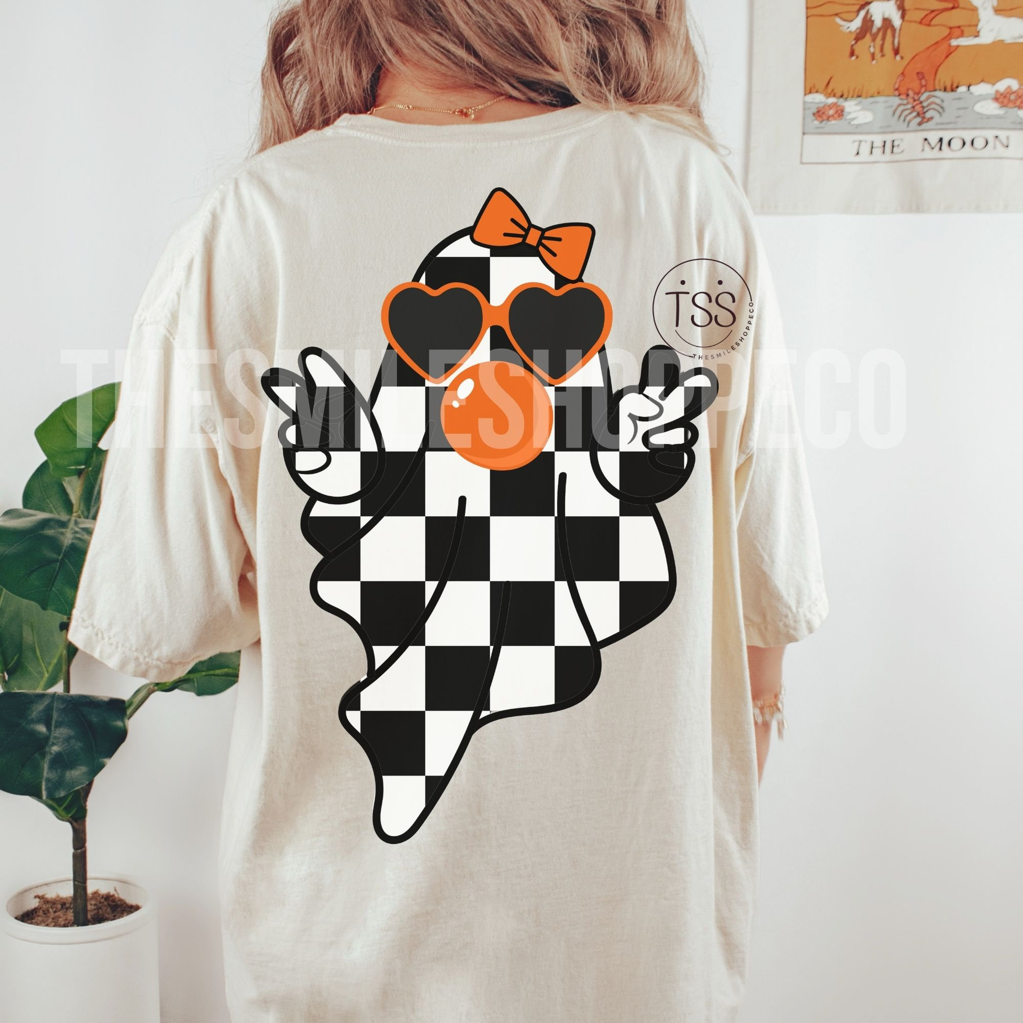 Cute Girly Ghost Blowing Bubble PNG Cute Ghost Fall Shirt Sublimation ...