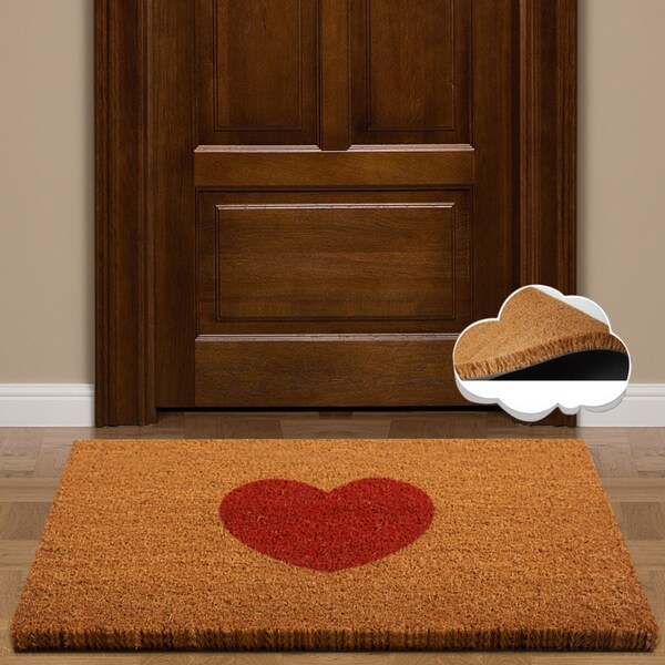 Heart Doormat Etsy