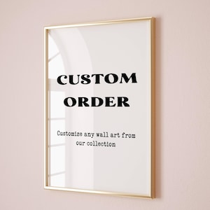 Personalized wall art, Customized digital print, Trendy personalized art, Custom wall poster, Personalized apartment decor, Custom art print