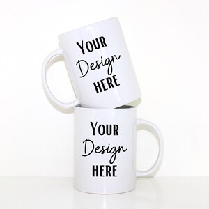 Two mug mockup, blank mug, mug mock ups, coffee mug mock up, mug mockups, pod ceramic cup, white cup mock up 11 oz with blank smart object