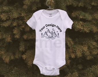 White Baby Onesie, Mockup, Baby Mockup, Baby Bodysuit, Child Mockup, Onesie Mockup, One-Piece Mock-Up, Digital Download, PNG, JPG