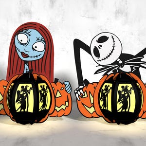 Lanterna con personaggi dei film di Halloween in formato SVG, Lanterna con personaggi horror in formato SVG, Lanterna di carta di Halloween, File di taglio di Halloween in formato SVG, File SVG della scatola luminosa