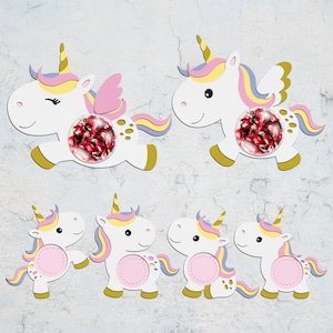 Unicorn Candy Dome Svg, Unicorn Candy Ornament Svg, Unicorn Chocolate Holder Svg,Unicorn Candy Holder Svg,Digital Cut File