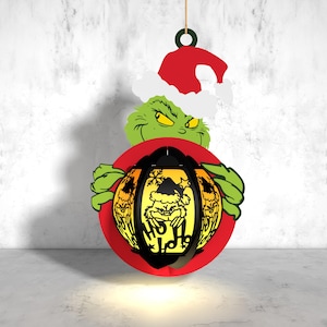 Cartoon Christmas Paper Lantern Cut File Svg,Christmas Lantern SVG,Christmas Characters Svg,Grinchmas Paper Cut,Light Box Svg,Paper Lanterns