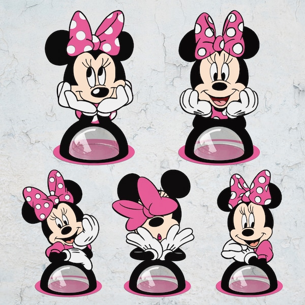 Paquete de soporte de cúpula de caramelo de ratón feliz de dibujos animados, soporte de ventosa de ratón feliz svg, soporte de caramelo de dibujos animados svg, adorno de dibujos animados svg, archivo de corte digital