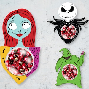 Horror Candy Dome Holder Cut File ,Halloween Horror Sucker Holder Svg,Halloween Candy Holder Svg,Horror Ornament Svg,Chocolate Candy Holder