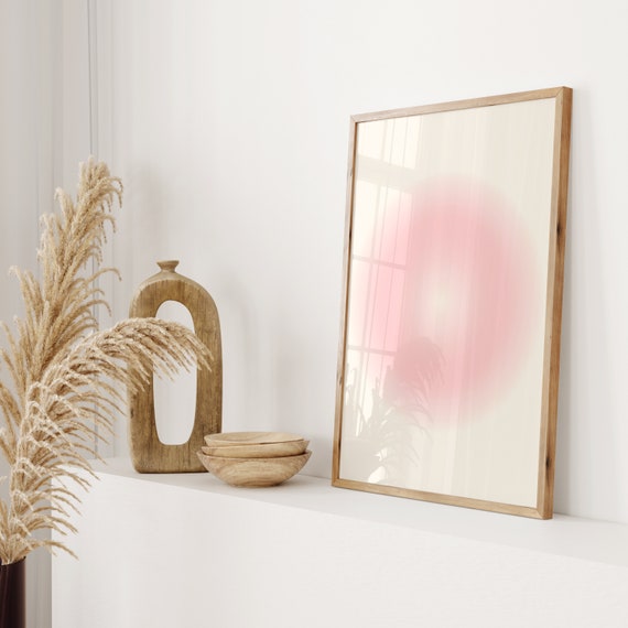 Pastel Pink Set of 3 Posters Pink Aesthetic Prints Set of 3 Pink