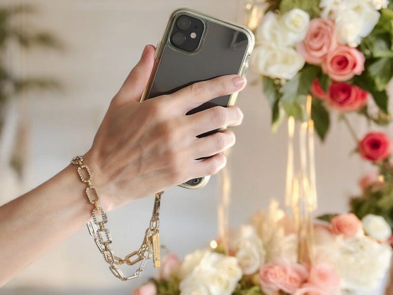 Catena A Tracolla Per Cellulare - Cordino Universale Argento - Per Telefono E Borse - Foto 14