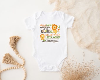 Personalized Our First Father's Day Shirt, Baby Bodysuit, New Dad Father's Day Gift, Father and Baby First Father's Day
