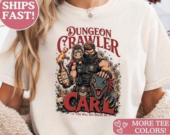 Dungeon Crawler Carl Shirt, Princess Donut And Mongo Graphic Tee