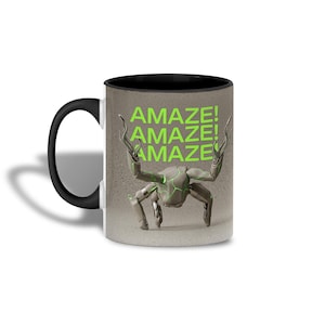 Amaze Amaze Amaze Mug - Rock Alien Hail Mary Coffee Mug, Sci Fi Gift for Him Her, Funny Alien Movie Mug, Rocky Hail Mary Movie Gift for Kids