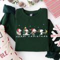Cute Dog Christmas Sweatshirt, Cartoon Beagle Holiday T-Shirt, Retro Dog Santa Hoodie, Vintage Christmas Shirt product logo