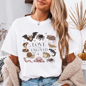 Love The Unloved Shirt, Cute Weird Animal Tee, Retro Entomology Tshirt, Science Nerd Tee, Bug Lover Gift, Biology Teacher Tee