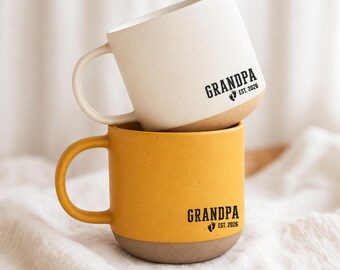 Promoted to Grandma Grandpa Mug EST 2026, Pregnancy Announcement, Grandparents Mug, First Time Grandpa Gift For New Grandma, New Grandpa Mug