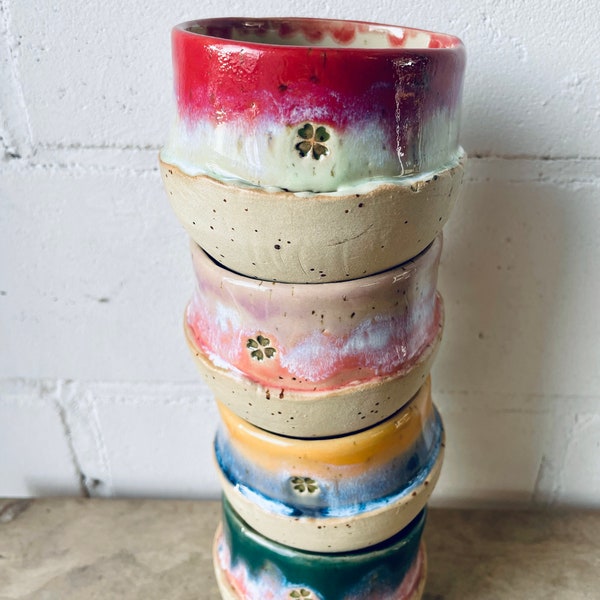 Mug personnalisable, nubble cups, grès, tasse avec dégradé de couleurs