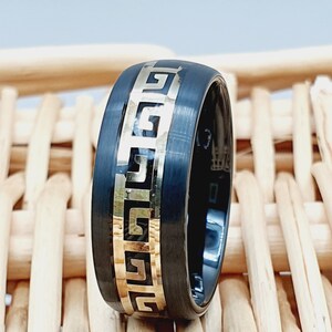 Versace black deals ring