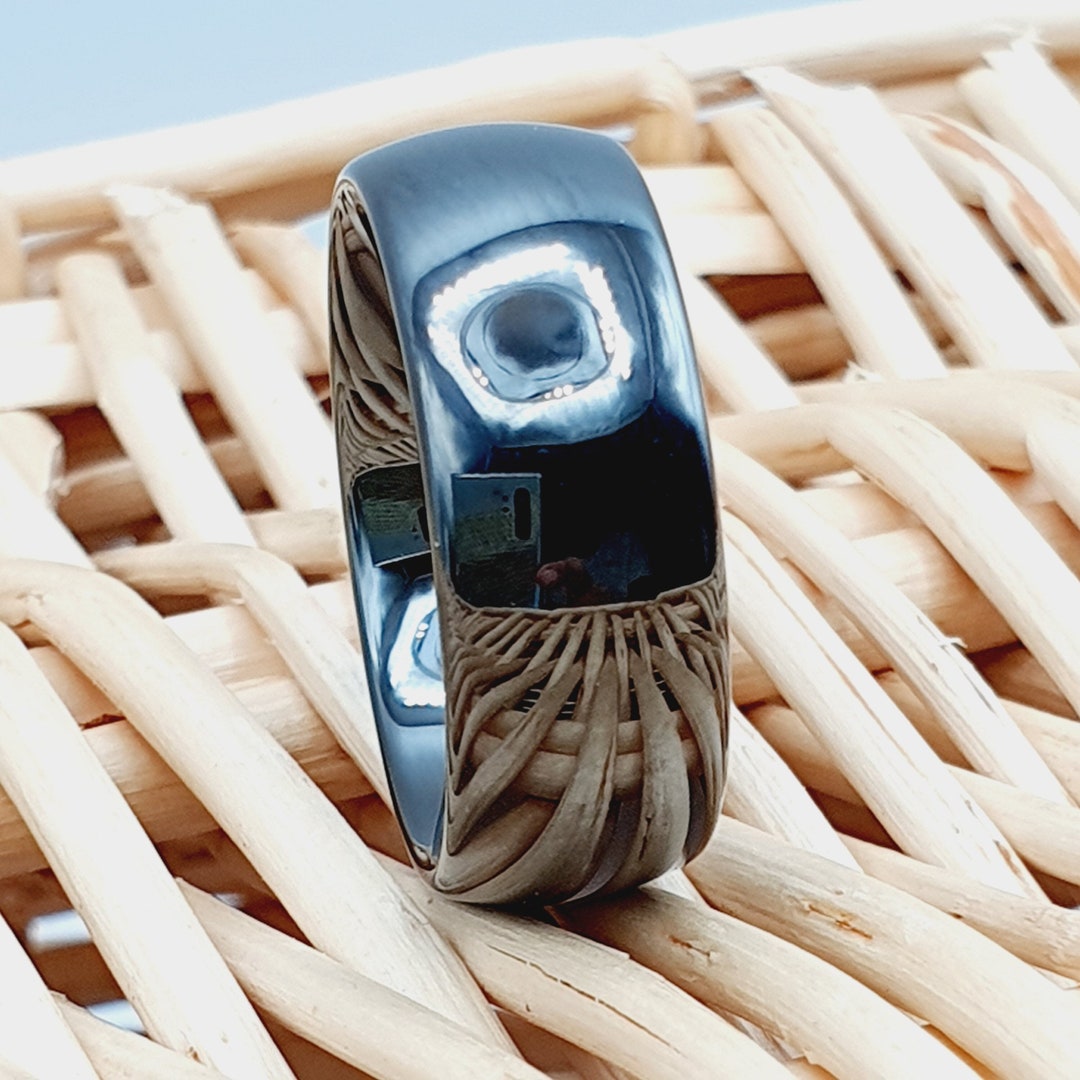 Mens 8mm Wide Wedding Band, Mens Wedding Ring, Womens Wedding Band