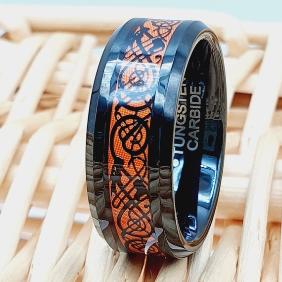 Tungsten carbide shop rings celtic design
