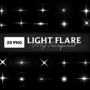 Lensflare, gloeilicht-overlays in transparante png, lichteffect, lensflare-overlays gloei-effect, sterlichtlekkage.