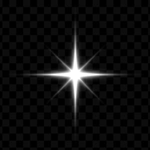 May include: A bright white starburst with a glowing center, radiating light outwards on a black background.