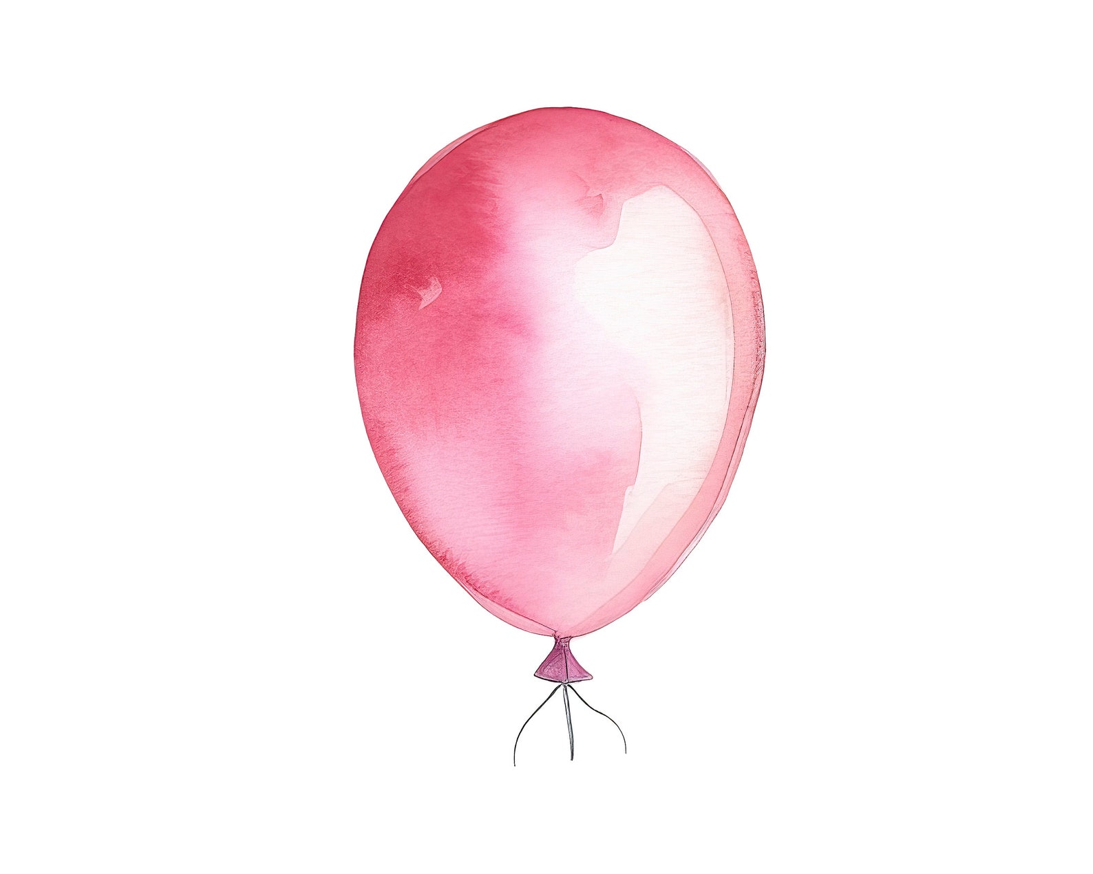 Watercolor Pastel Balloons Clipart Set (PNG Digital Download) - Etsy