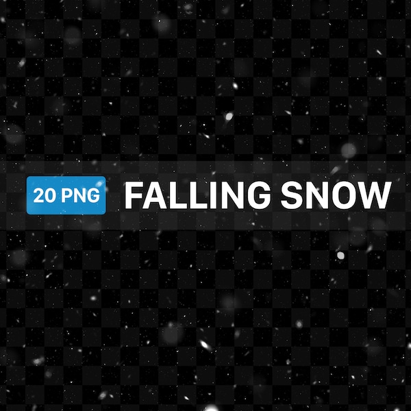 20 Falling Snow with transparent background, overlay, PNG Christmas, holidays, new years, winter, snow, snowing