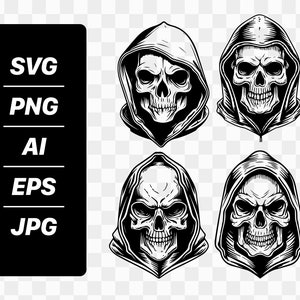 Skull SVG Bundle, Skull Silhouette, Skull, Skull Head EPS, Skull Bundle Svg, Skull Clipart, Skull Outline PNG, Skull cut files